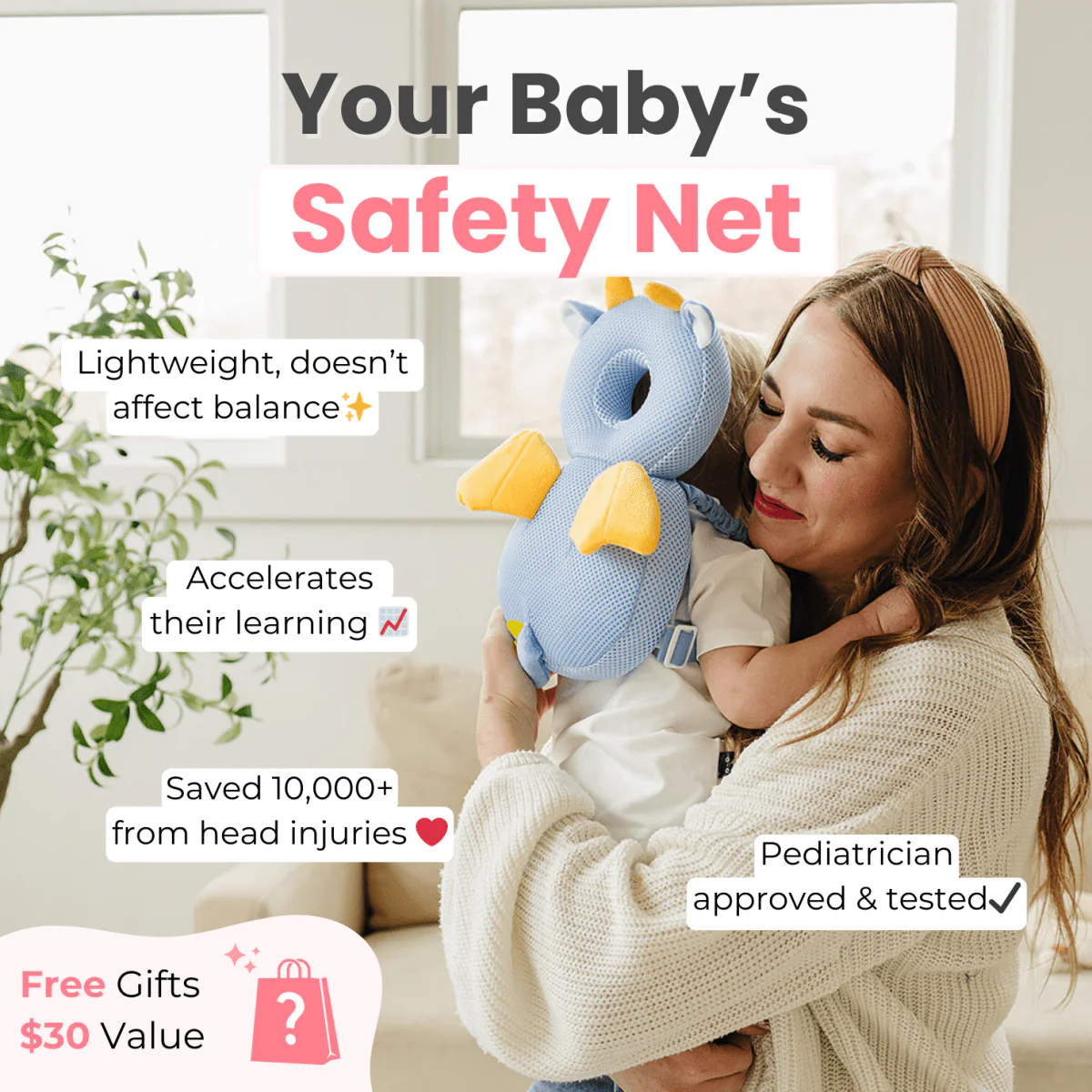 Qeluno™ Baby Head Protector